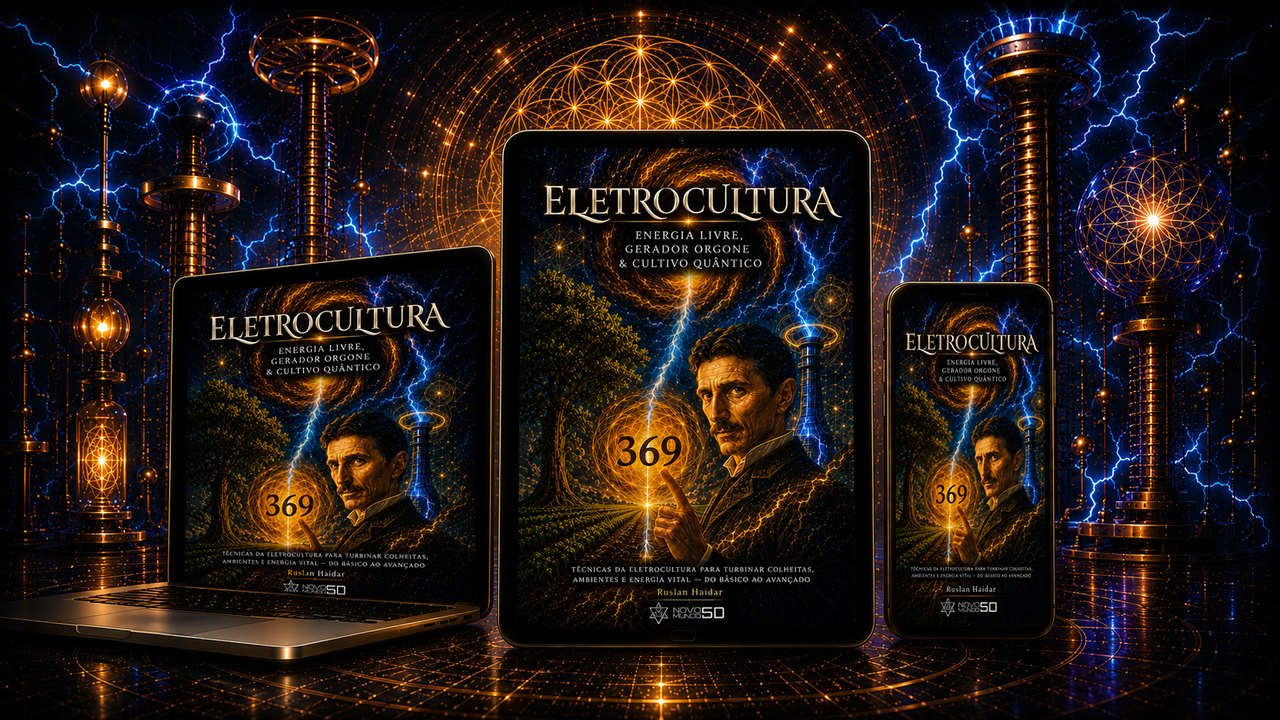 Eletrocultura · Energia Livre, Orgone & Cultivo Quântico · disponível em todos os dispositivos