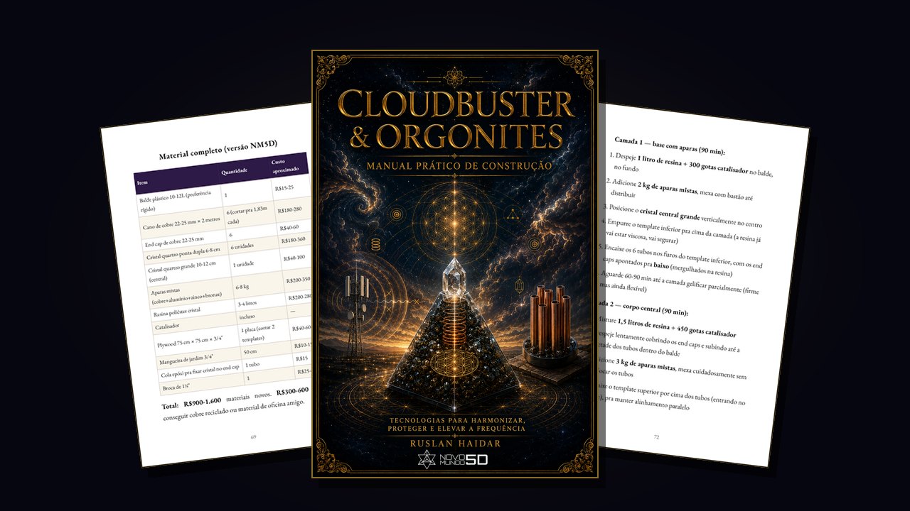 Cloudbuster & Orgonites — Manual Prático de Construção