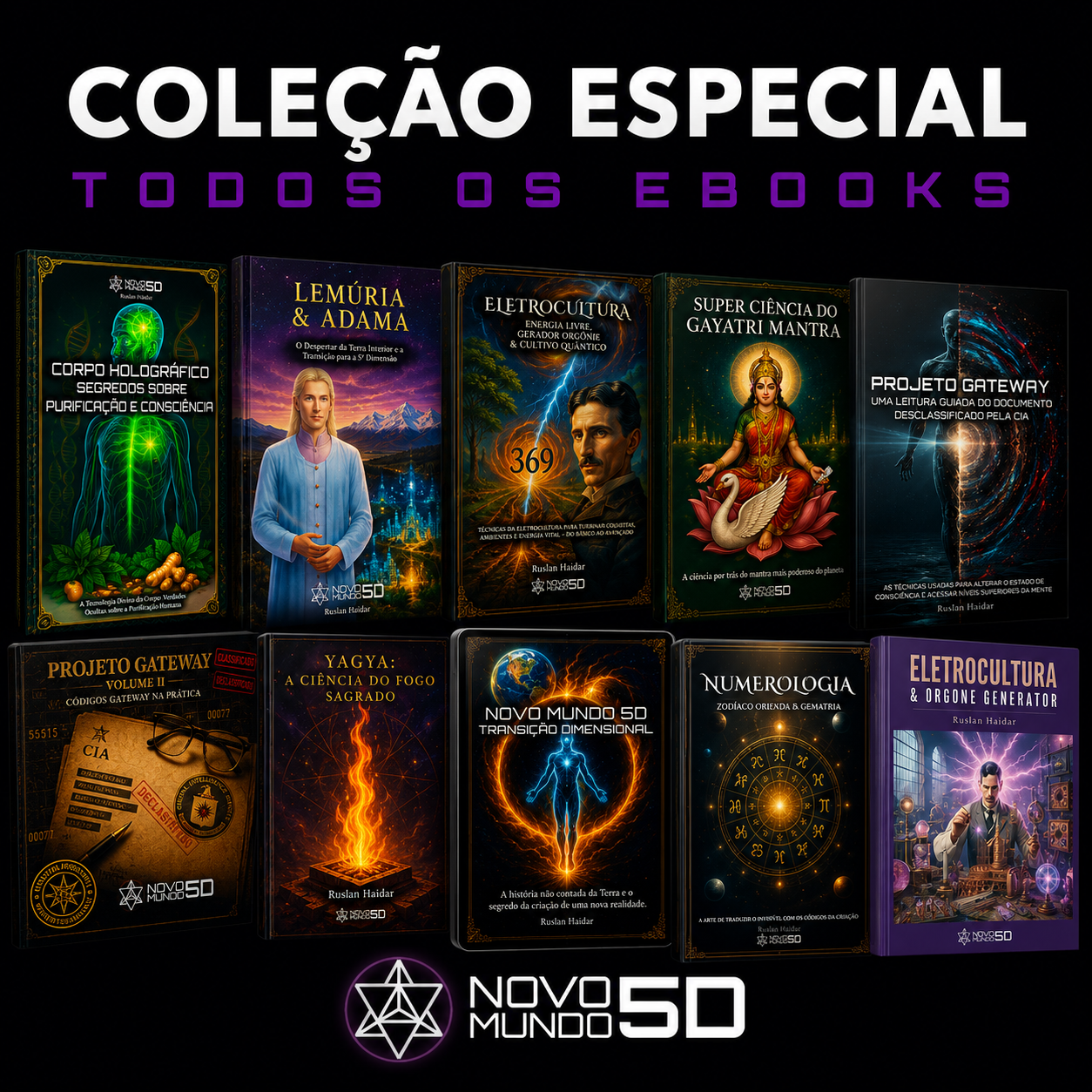 Coleção Especial Novo Mundo 5D — capa do bundle