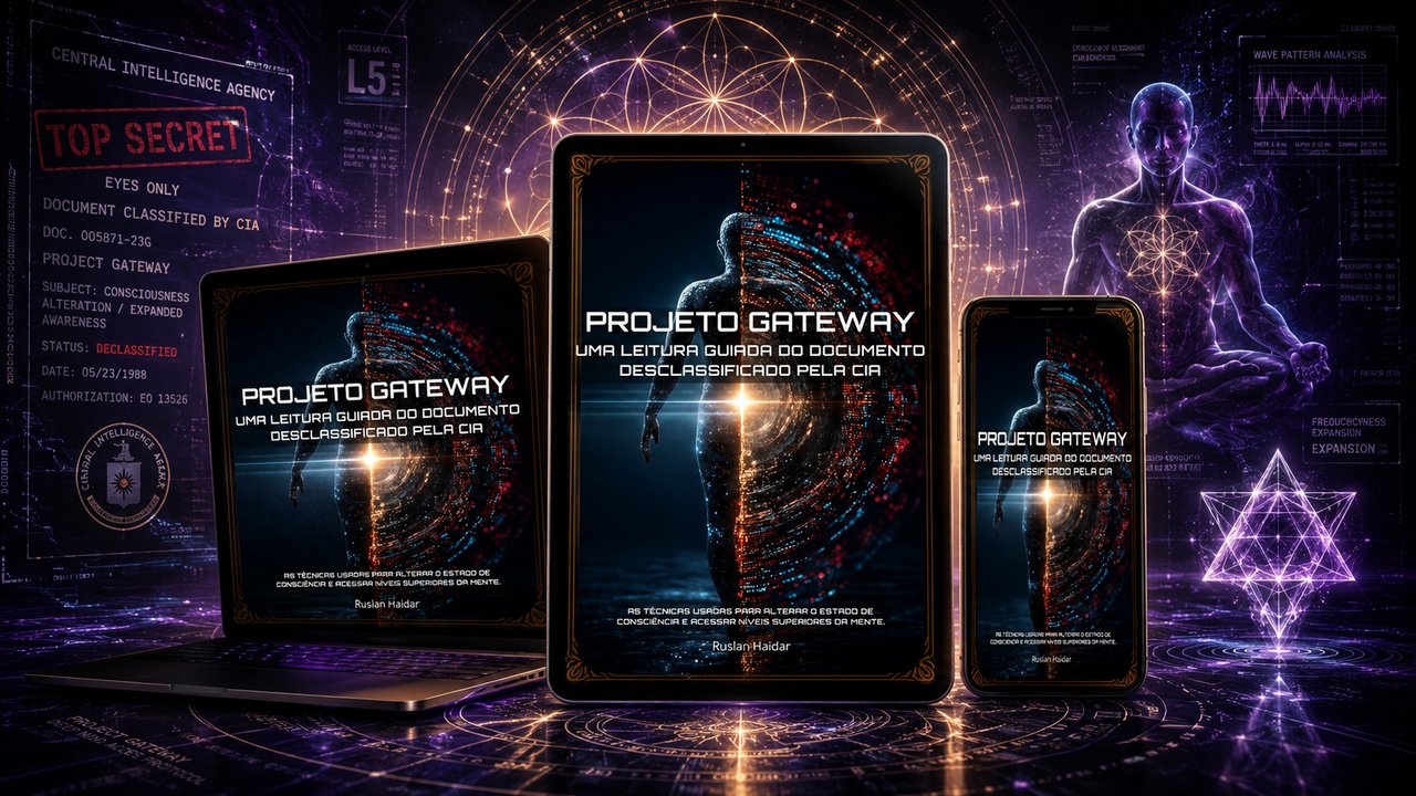 Projeto Gateway · Volume 1 · O Documento Desclassificado da CIA · disponível em todos os dispositivos