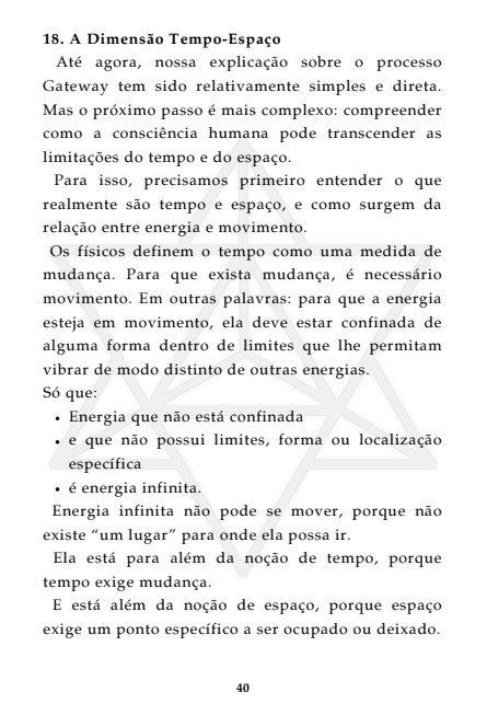 Página do documento CIA · estados expandidos de consciência